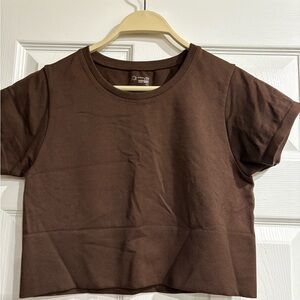 Aerie Chocolate Brown sport Top